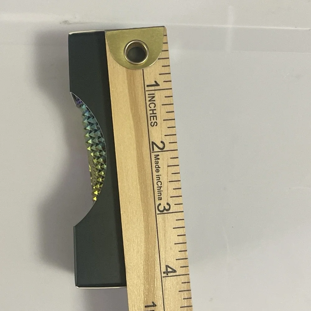 Starbucks Studded Tumbler Key Chain Rainbow Oil Slick Fall 2023 011145231 NIB